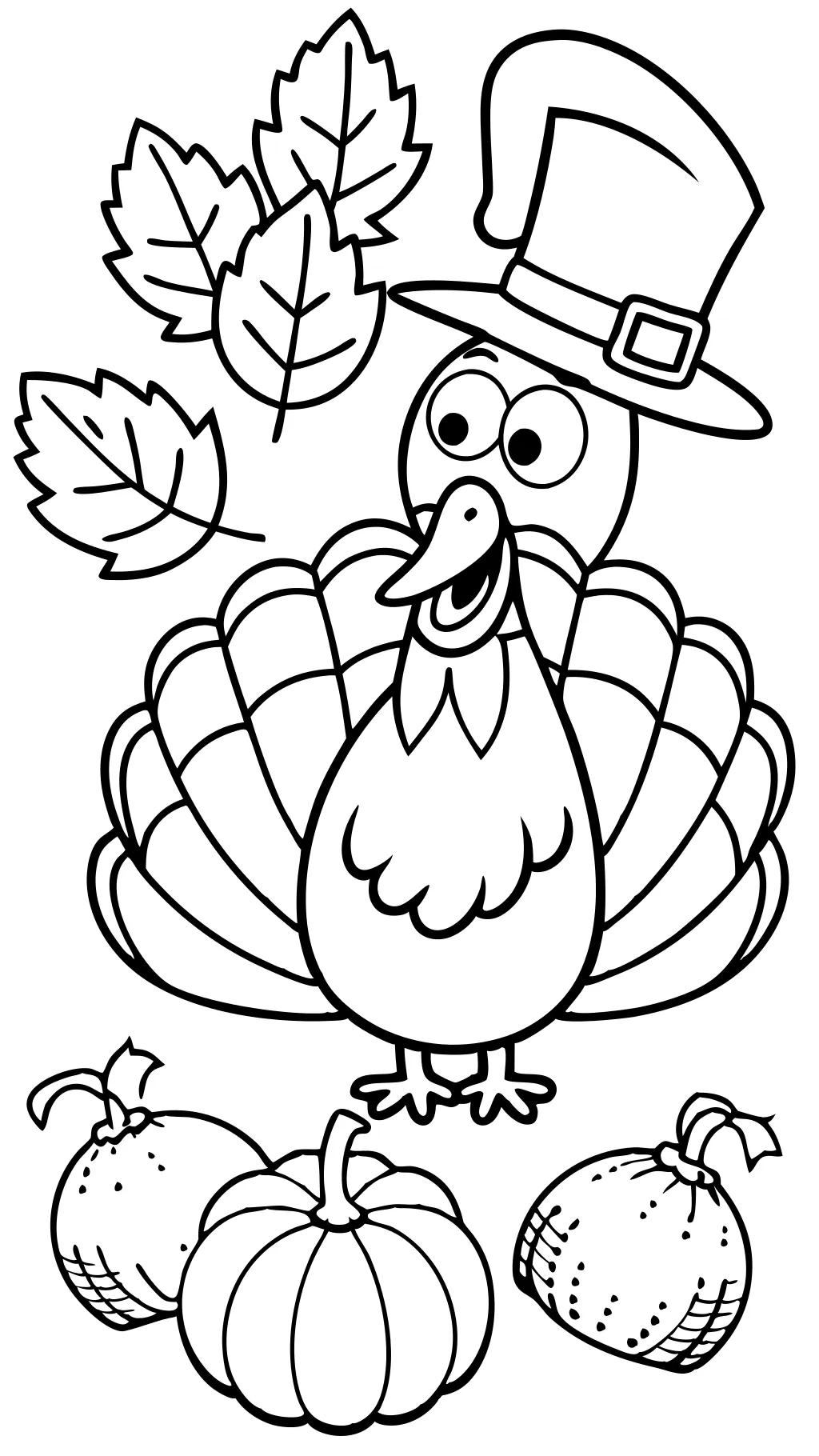 coloring pages of turkeys